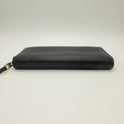 LARGE ZIP AROUND PURSE 長財布 ブラック