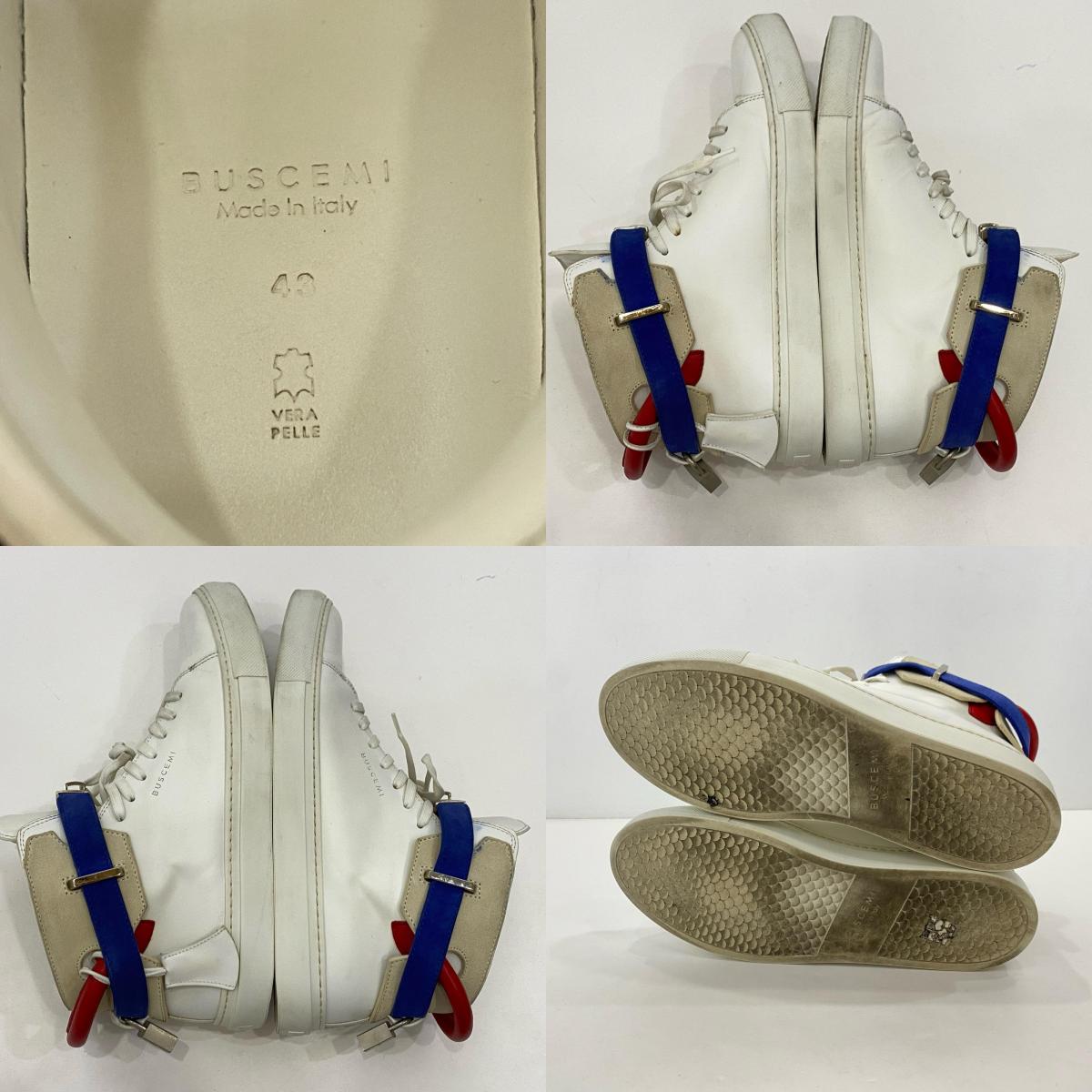 スニーカー 318SM100LK010F EU43 ホワイト【姫路東店】
