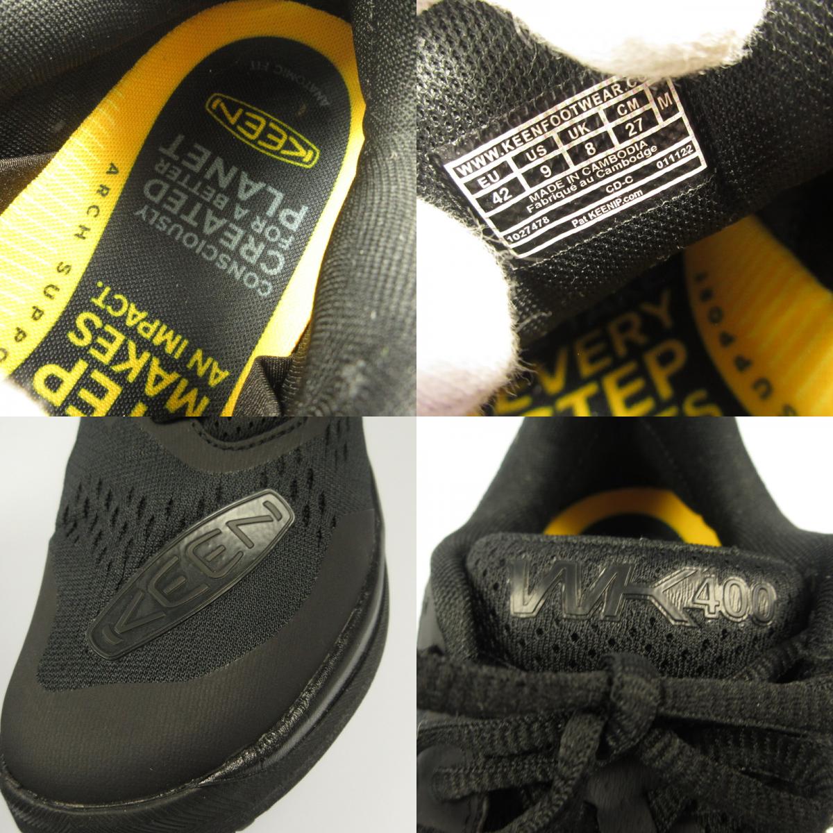 KEEN | キーン ダブルケー400 スニーカー 1027478 ブラック 27cm