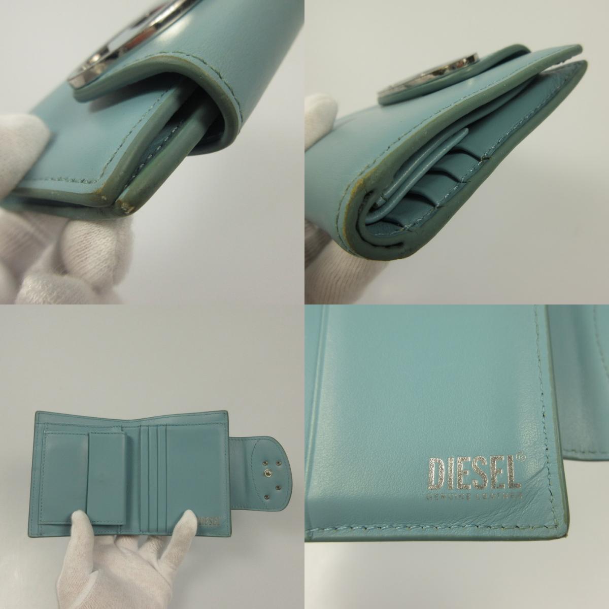 DIESEL | ディーゼル 二つ折り財布 X08822P4494 ライトブルー