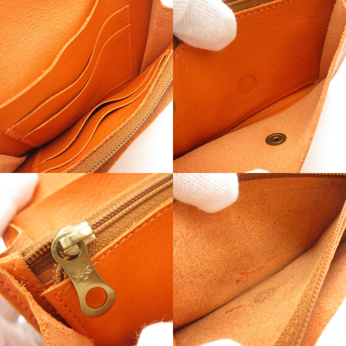 IL BISONTE | イルビゾンテ 二つ折り財布 SMW028 PV0005 オレンジ