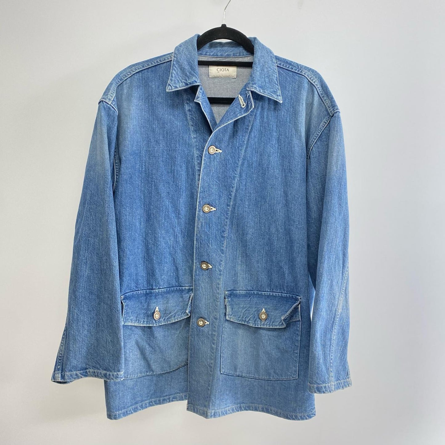 CIOTA(1LDKコーナー) | シオタ インディゴスビンコットン 11.5oz デニムカバーオール カバーオール BZLM-108M ブルー サイズ：4【姫路東店】