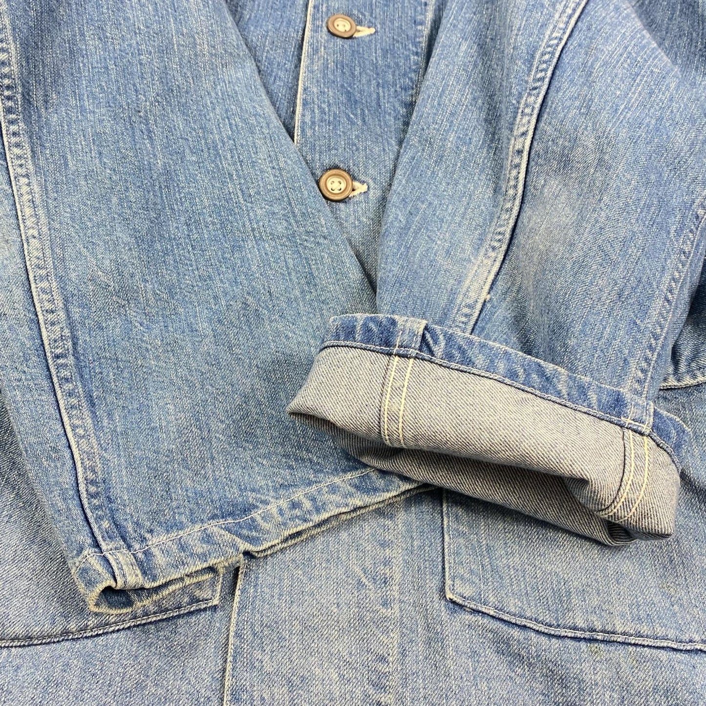 CIOTA(1LDKコーナー) | シオタ インディゴスビンコットン 11.5oz デニムカバーオール カバーオール BZLM-108M ブルー サイズ：4【姫路東店】