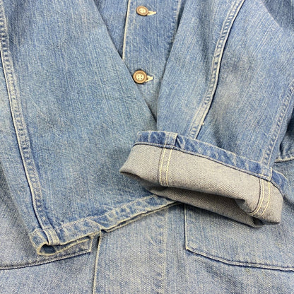 CIOTA(1LDKコーナー) | シオタ インディゴスビンコットン 11.5oz デニムカバーオール カバーオール BZLM-108M ブルー サイズ：4【姫路東店】