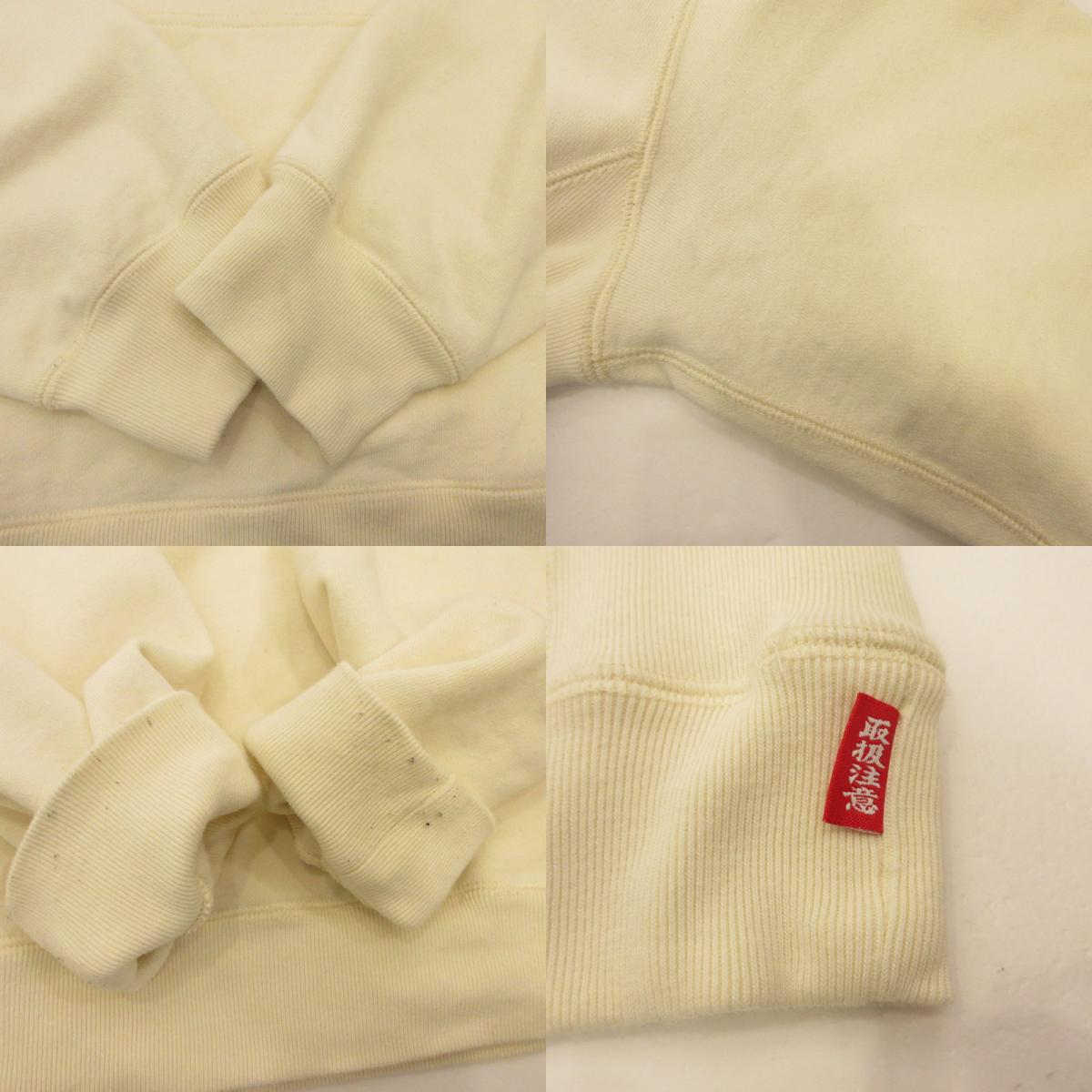 BlackEyePatch | ブラックアイパッチ HANDLE WITH CARE LABEL HOODIE パーカー アイボリー サイズ：M