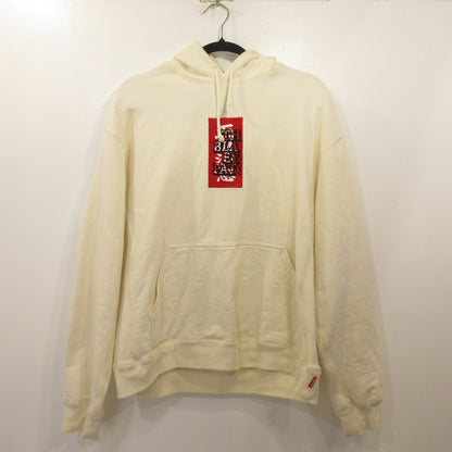 BlackEyePatch | ブラックアイパッチ HANDLE WITH CARE LABEL HOODIE パーカー アイボリー サイズ：M