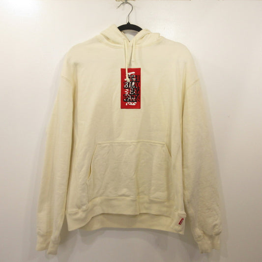 BlackEyePatch | ブラックアイパッチ HANDLE WITH CARE LABEL HOODIE パーカー アイボリー サイズ：M
