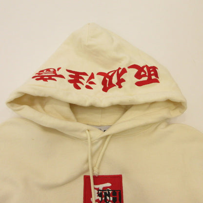 BlackEyePatch | ブラックアイパッチ HANDLE WITH CARE LABEL HOODIE パーカー アイボリー サイズ：M