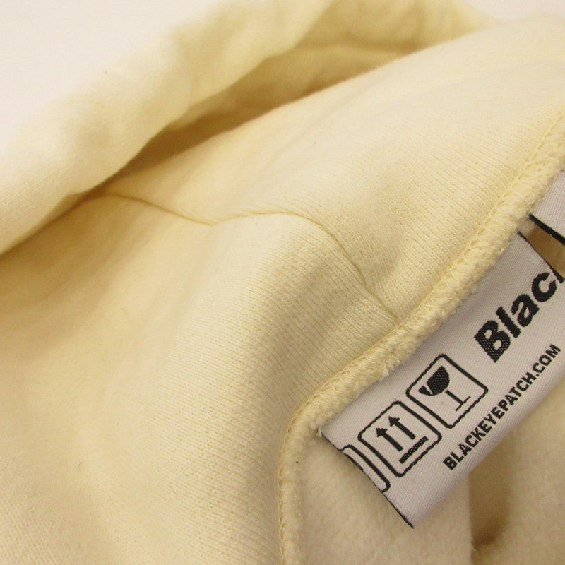 BlackEyePatch | ブラックアイパッチ HANDLE WITH CARE LABEL HOODIE パーカー アイボリー サイズ：M