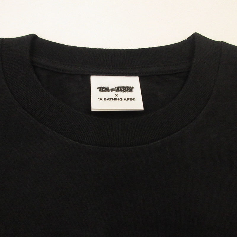 A BATHING APE | アベイシングエイプ TOM AND JERRY BABY MILO TEE 2 半袖Ｔシャツ 2H23110926 ×トムとジェリー ブラック サイズ：L