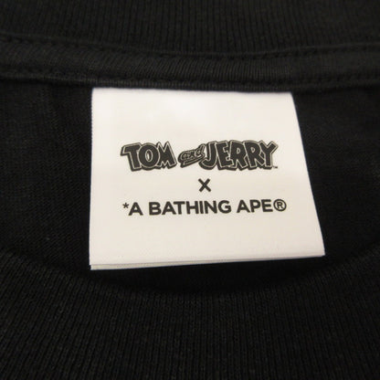 A BATHING APE | アベイシングエイプ TOM AND JERRY BABY MILO TEE 2 半袖Ｔシャツ 2H23110926 ×トムとジェリー ブラック サイズ：L
