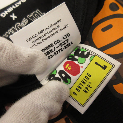A BATHING APE | アベイシングエイプ TOM AND JERRY BABY MILO TEE 2 半袖Ｔシャツ 2H23110926 ×トムとジェリー ブラック サイズ：L