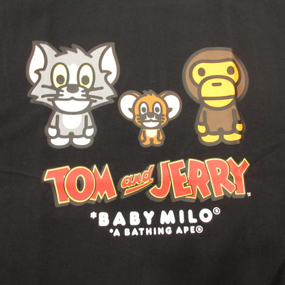 A BATHING APE | アベイシングエイプ TOM AND JERRY BABY MILO TEE 2 半袖Ｔシャツ 2H23110926 ×トムとジェリー ブラック サイズ：L