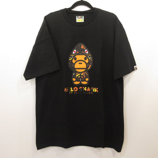 A BATHING APE | アベイシングエイプ 1ST CAMO MILO SHARK FZH TEE 半袖Ｔシャツ 2L80110004 ブラック サイズ：XL