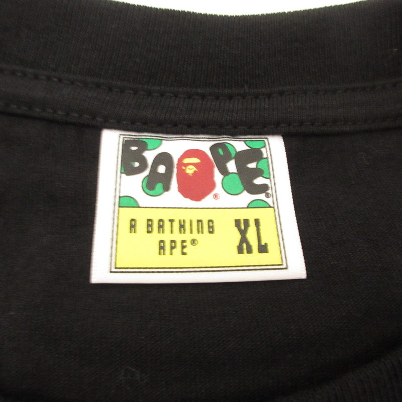 A BATHING APE | アベイシングエイプ 1ST CAMO MILO SHARK FZH TEE 半袖Ｔシャツ 2L80110004 ブラック サイズ：XL