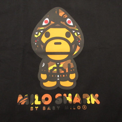 A BATHING APE | アベイシングエイプ 1ST CAMO MILO SHARK FZH TEE 半袖Ｔシャツ 2L80110004 ブラック サイズ：XL