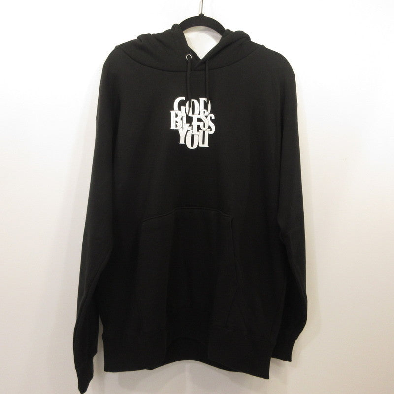EXAMPLE | イグザンプル GOD BLESS YOU HOODIE パーカー ブラック サイズ：XL