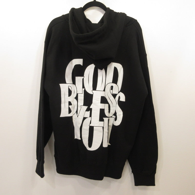 EXAMPLE | イグザンプル GOD BLESS YOU HOODIE パーカー ブラック サイズ：XL