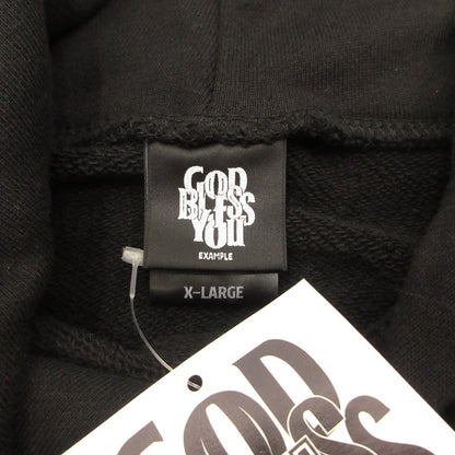 EXAMPLE | イグザンプル GOD BLESS YOU HOODIE パーカー ブラック サイズ：XL
