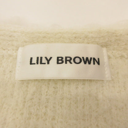 Lily Brown | リリーブラウン シャギーニットカーディガン カーディガン LWND255133 ｻｲｽﾞ:F ホワイト