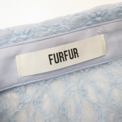 furfur | ファーファー ファーファーウエストロゴレースシャツ 長袖シャツ RWCT242009 ｻｲｽﾞ:ONE ライトブルー