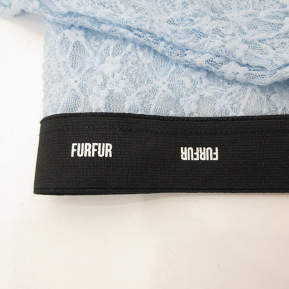 furfur | ファーファー ファーファーウエストロゴレースシャツ 長袖シャツ RWCT242009 ｻｲｽﾞ:ONE ライトブルー
