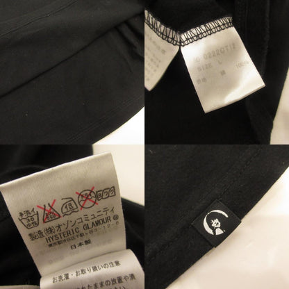 HYSTERIC GLAMOUR | ヒステリックグラマー 半袖Ｔシャツ 0222CT12 ブラック サイズ：L
