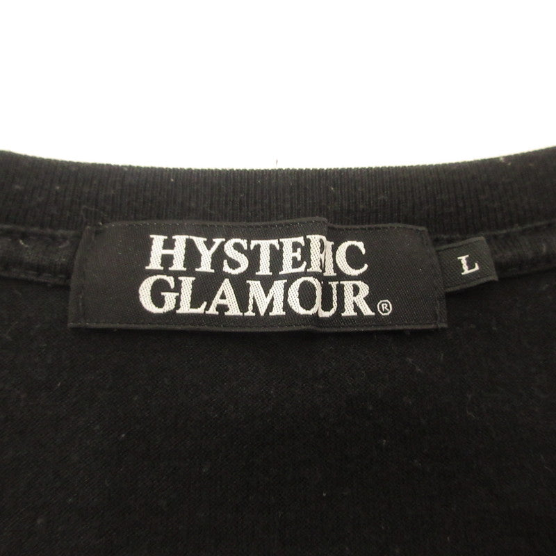 HYSTERIC GLAMOUR | ヒステリックグラマー 半袖Ｔシャツ 0222CT12 ブラック サイズ：L