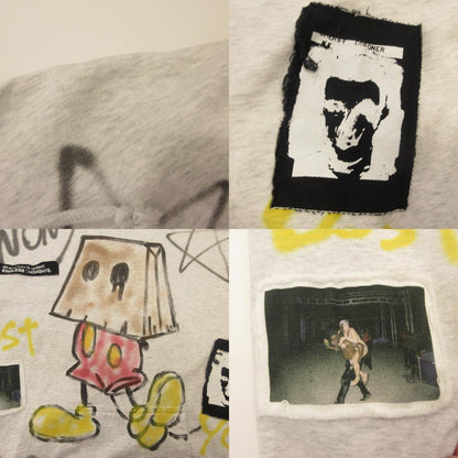 GUERNIKA | ゲルニカ Paint Hoodie - ANONYMOUSE パーカー 5214-01 グレー サイズ：XXL