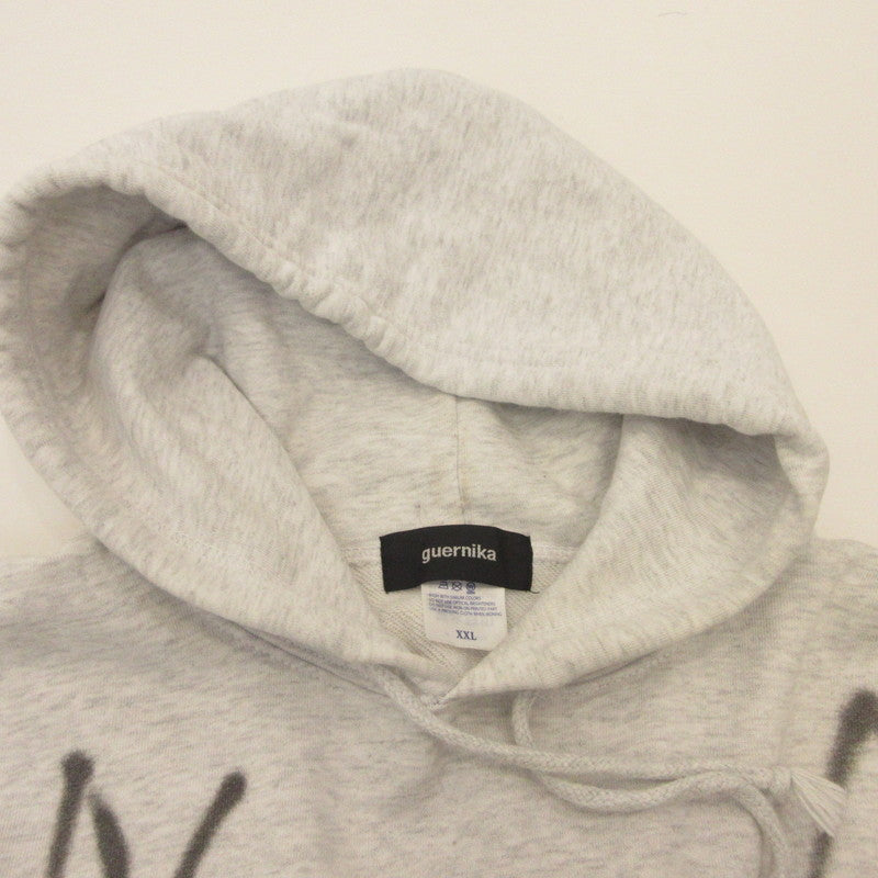 GUERNIKA | ゲルニカ Paint Hoodie - ANONYMOUSE パーカー 5214-01 グレー サイズ：XXL