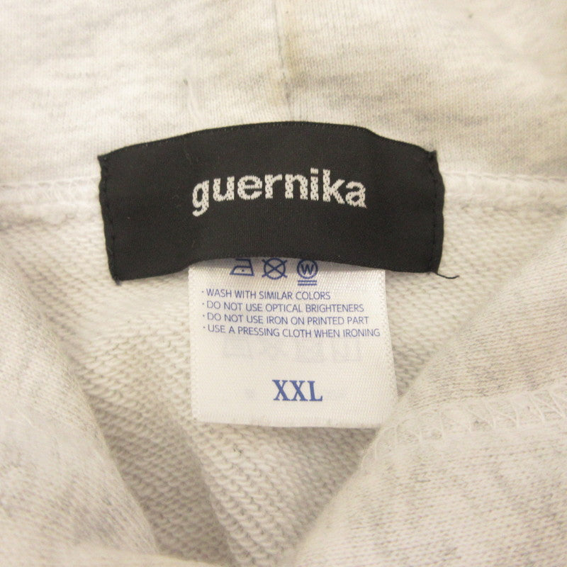 GUERNIKA | ゲルニカ Paint Hoodie - ANONYMOUSE パーカー 5214-01 グレー サイズ：XXL