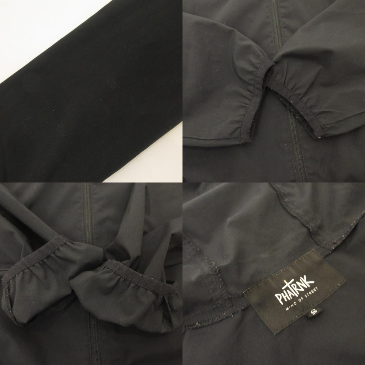 PHATRNK | ファットランク OLD P LOGO NYLON ZIP PK ナイロンジャケット ブラック サイズ：S