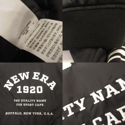 NEW ERA | ニューエラ Nylon Varsity Jacket Classic Logo 1920 スタジャン ブラック サイズ：XL