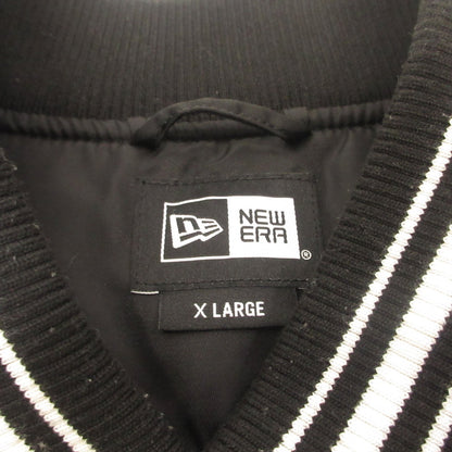 NEW ERA | ニューエラ Nylon Varsity Jacket Classic Logo 1920 スタジャン ブラック サイズ：XL