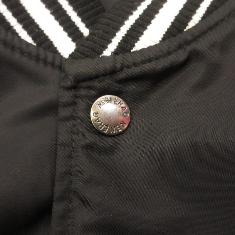 NEW ERA | ニューエラ Nylon Varsity Jacket Classic Logo 1920 スタジャン ブラック サイズ：XL