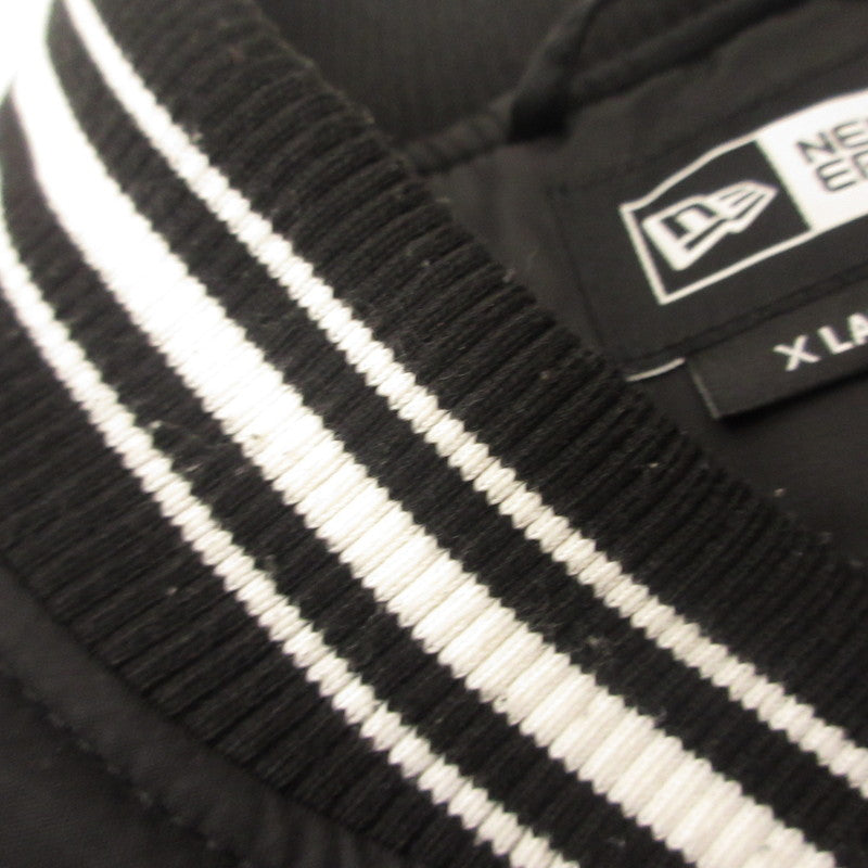 NEW ERA | ニューエラ Nylon Varsity Jacket Classic Logo 1920 スタジャン ブラック サイズ：XL