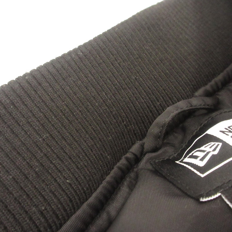 NEW ERA | ニューエラ Nylon Varsity Jacket Classic Logo 1920 スタジャン ブラック サイズ：XL