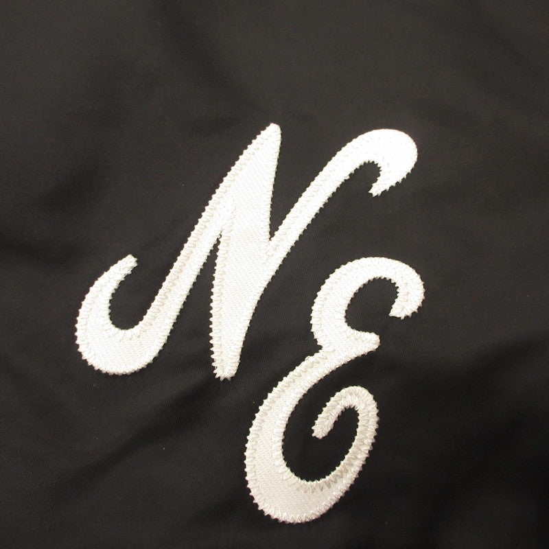 NEW ERA | ニューエラ Nylon Varsity Jacket Classic Logo 1920 スタジャン ブラック サイズ：XL