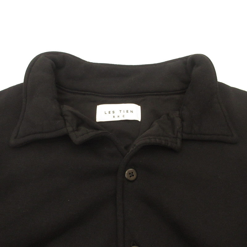 Sweat Button Shirt カーディガン ブラック サイズ：XL