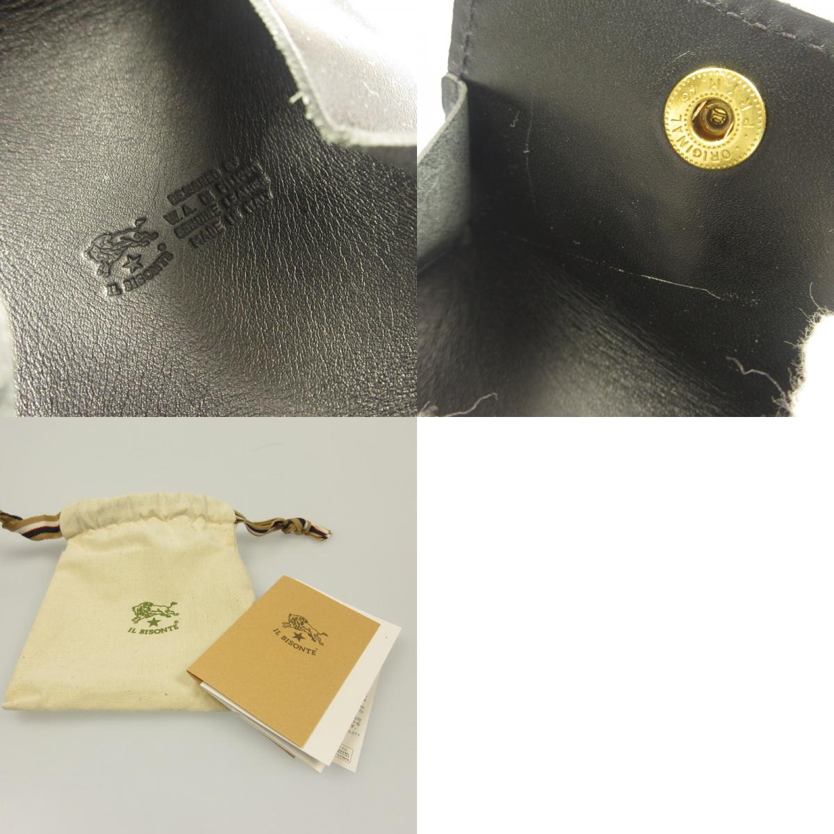 IL BISONTE | イルビゾンテ コインパース コインケース 54152309341 ブラック