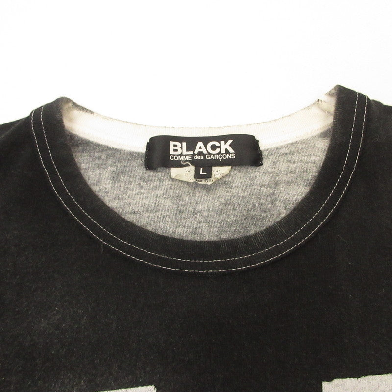 BLACK COMME des GARCONS | ブラックコムデギャルソン 半袖Ｔシャツ 1L-T504 ブラック サイズ：L