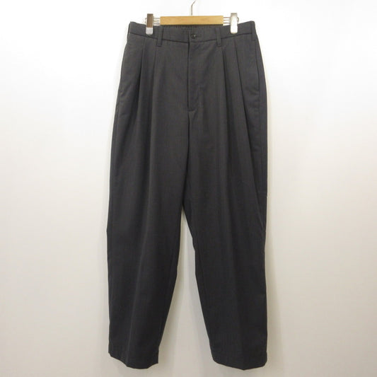 COOTIE | クーティー T/W Saxony 2 Tuck Wide Easy Trousers その他ボトムス CTE-25A107 グレー サイズ：M