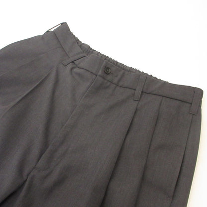 COOTIE | クーティー T/W Saxony 2 Tuck Wide Easy Trousers その他ボトムス CTE-25A107 グレー サイズ：M