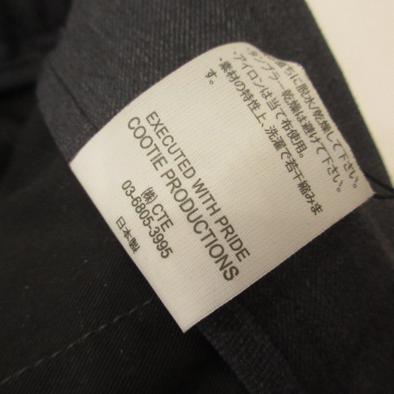 COOTIE | クーティー T/W Saxony 2 Tuck Wide Easy Trousers その他ボトムス CTE-25A107 グレー サイズ：M
