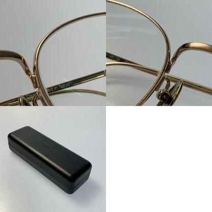 JINS | ジンズ All Titanium メガネ UTF-22A-224AT ｻｲｽﾞ:48□20　度入りメガネ ゴールド