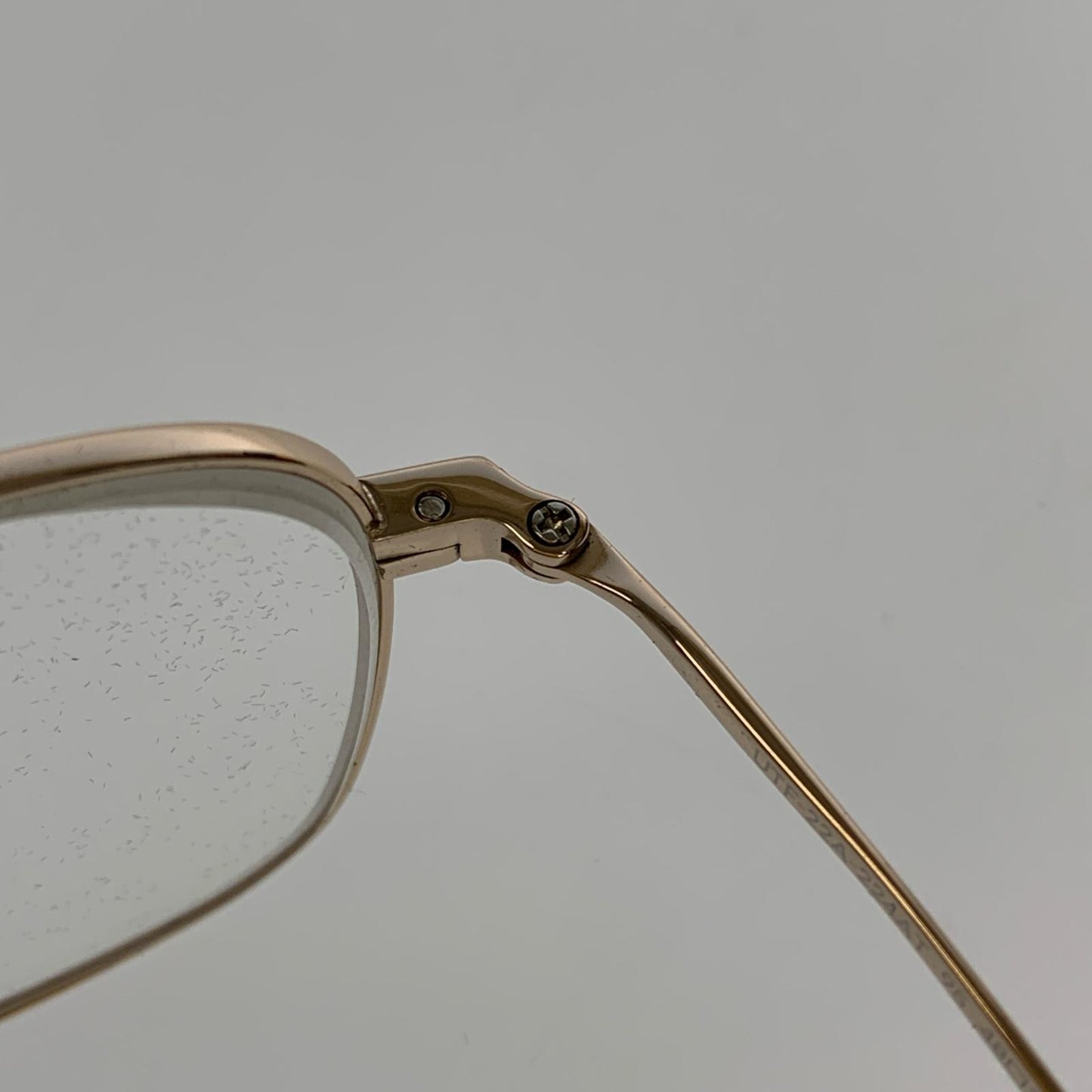 JINS | ジンズ All Titanium メガネ UTF-22A-224AT ｻｲｽﾞ:48□20　度入りメガネ ゴールド