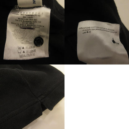 MONCLER | モンクレール MAGLIA POLO MANICA CORTA ポロシャツ 310918346950 並行品 ブラック サイズ：M