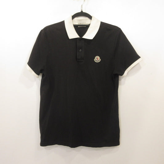 MONCLER | モンクレール MAGLIA POLO MANICA CORTA ポロシャツ 310918346950 並行品 ブラック サイズ：M