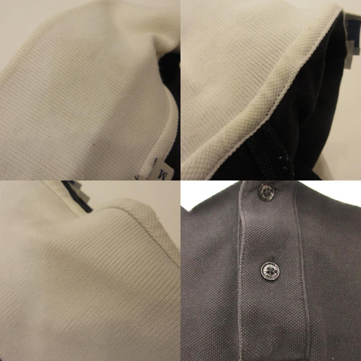 MONCLER | モンクレール MAGLIA POLO MANICA CORTA ポロシャツ 310918346950 並行品 ブラック サイズ：M