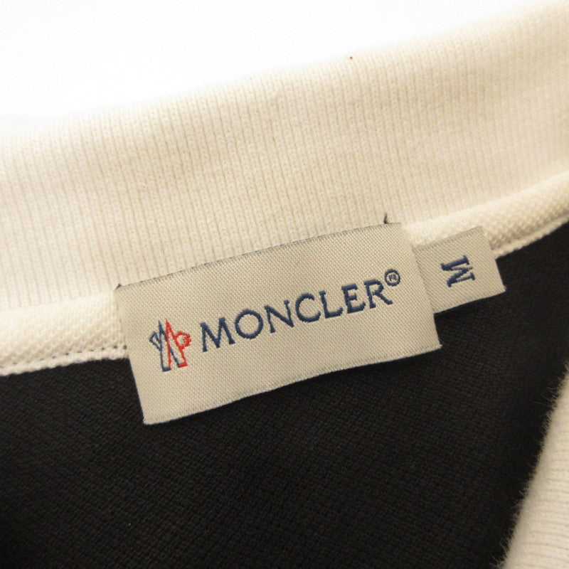 MONCLER | モンクレール MAGLIA POLO MANICA CORTA ポロシャツ 310918346950 並行品 ブラック サイズ：M